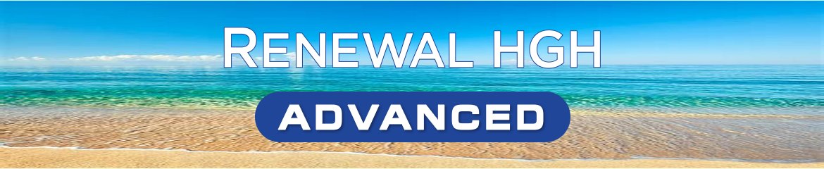 Renewal Advanced product name on natural background