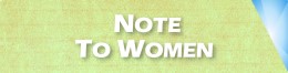 Testosterone Note To Women