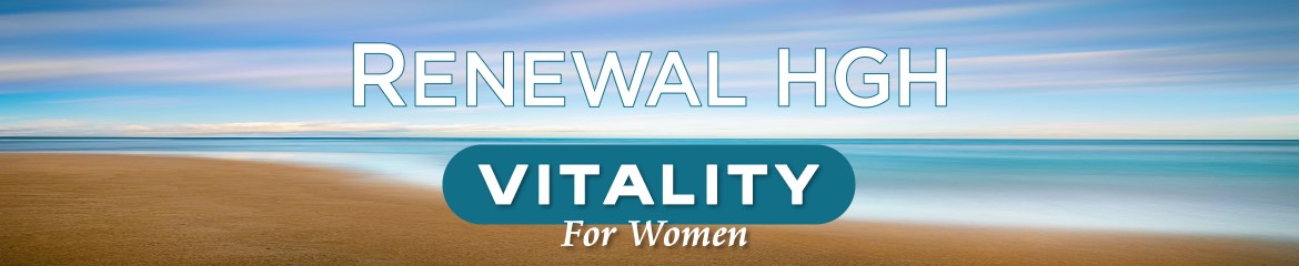 Renewal Vitality For Women product name on natural background
